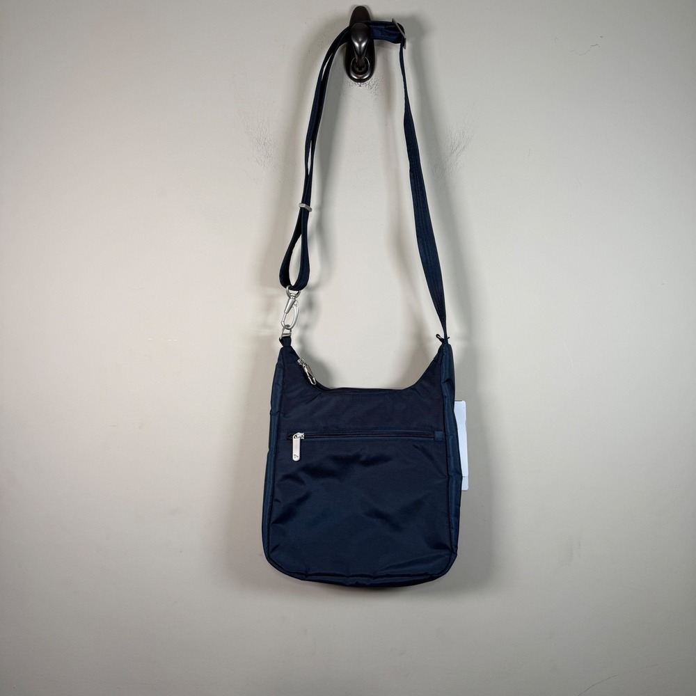 Travelon Midnight Blue 5 Point Anti-Theft Security Crossbody Bag Travel - Picture 4 of 11